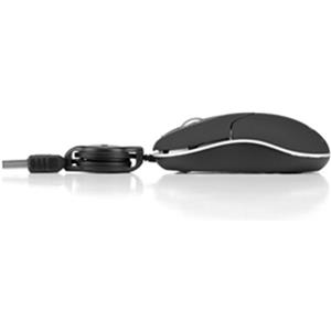 MINIRATÓN OPTICO SINBLACK WIRED USB 3 BOTONES 