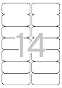 ETIQUETAS MULTI 3 04728 99.1X38.1 MM. 10