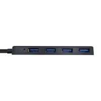 HUB AISENS A106-0399 USB 3.0 TIPO A/M-4 X TIPO A/H NEGRO 30 CM.