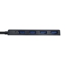 HUB AISENS A106-0399 USB 3.0 TIPO A/M-4 X TIPO A/H NEGRO 30 CM.