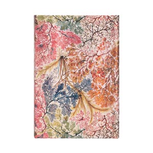 CUADERNO PAPERBLANKS PB7229-4 TAPA DURA MINI ANÉMONAS RAYADO 