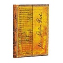CUADERNO PAPERBLANKS PB3479-7 TAPA DURA MINI BACH, CANTATA BWV 112 RAYADO 