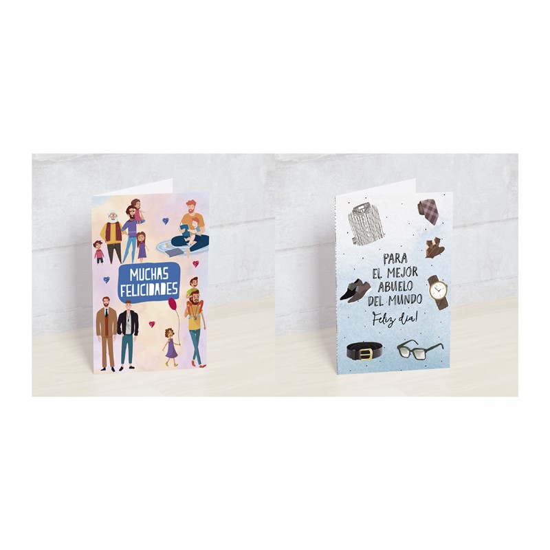 POSTALES HAPPY MOTS PK-PT-PAD-E PADRE VARIADAS