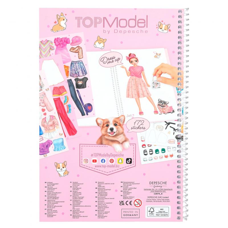 TOPModel 0012074 CUADERNO DRESS ME UP GRANDE CORGI