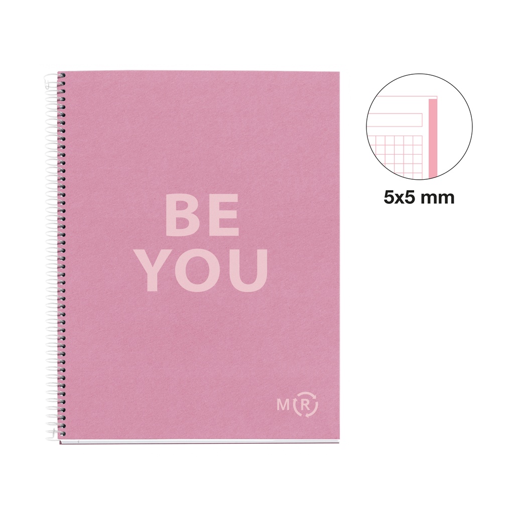 CUADERNO MR46885 NB1 A4 80 CLA 90G BE ECO ROSA
