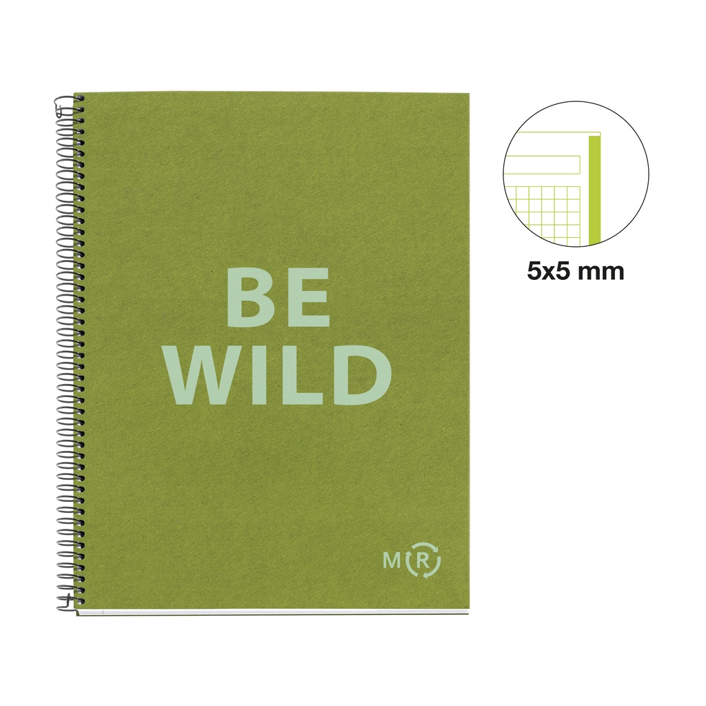 CUADERNO MR46883 NB1 A4 80 CLA 90G BE ECO OLIVA