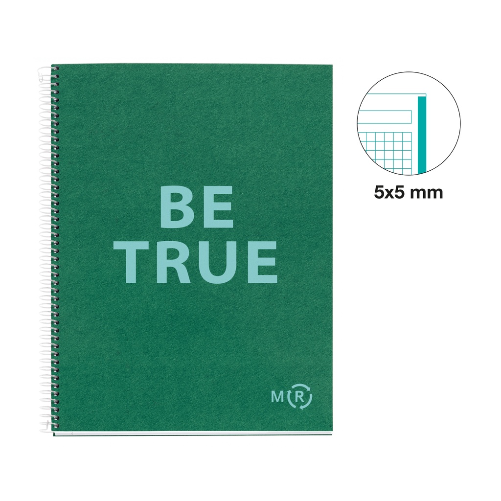 CUADERNO MR46882 NB1 A4 80 CLA 90G BE ECO ESMERALDA