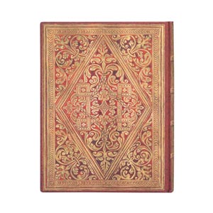CUADERNO PAPERBLANKS PB7239-3 TAPA DURA ULTRA SENDA DORADA RAYADO 