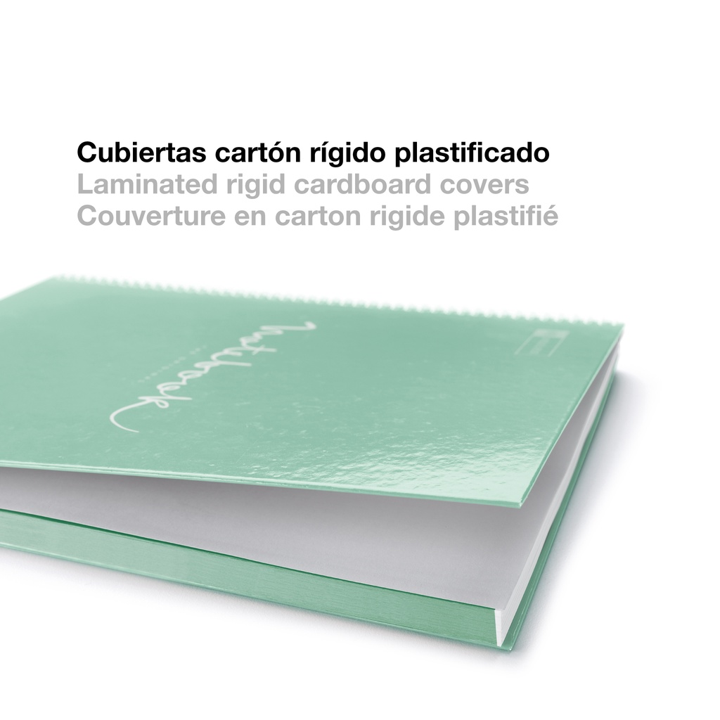 CUADERNO MR46047 NB-1 A4 80 CLA 90G EMOTIONS AZUL CIELO