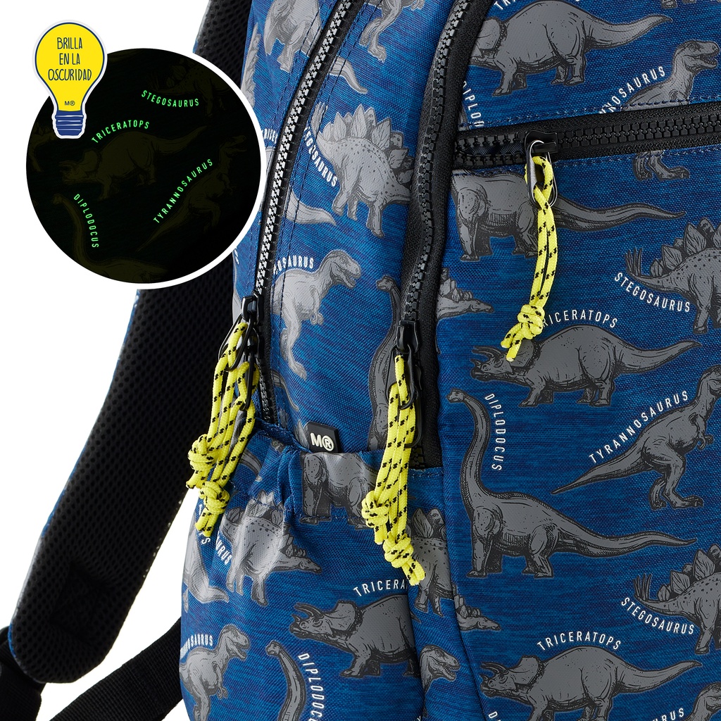 MOCHILA MR16445 TRIPLE LISBOA RECICL.WILD DINO