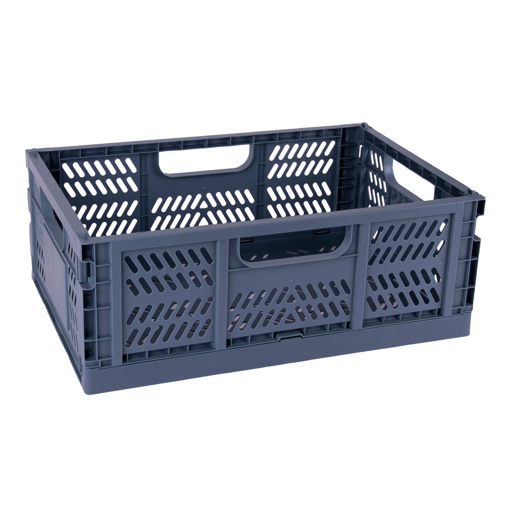 PACK 1 CAJA APLI 19558 PLEGADAS Y APILABLES 43X29X16 MM. AZUL