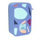 PLUMIER MILAN 081364FAB CONT.3 PISOS FUN ANIMALES AZUL