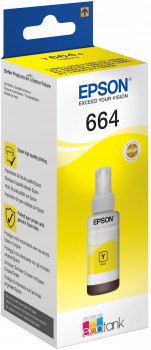 CARTUCHO EPSON  C13T664440 L555/L355 AMARILLO ECOTANK T6644 (65K) (70ML)