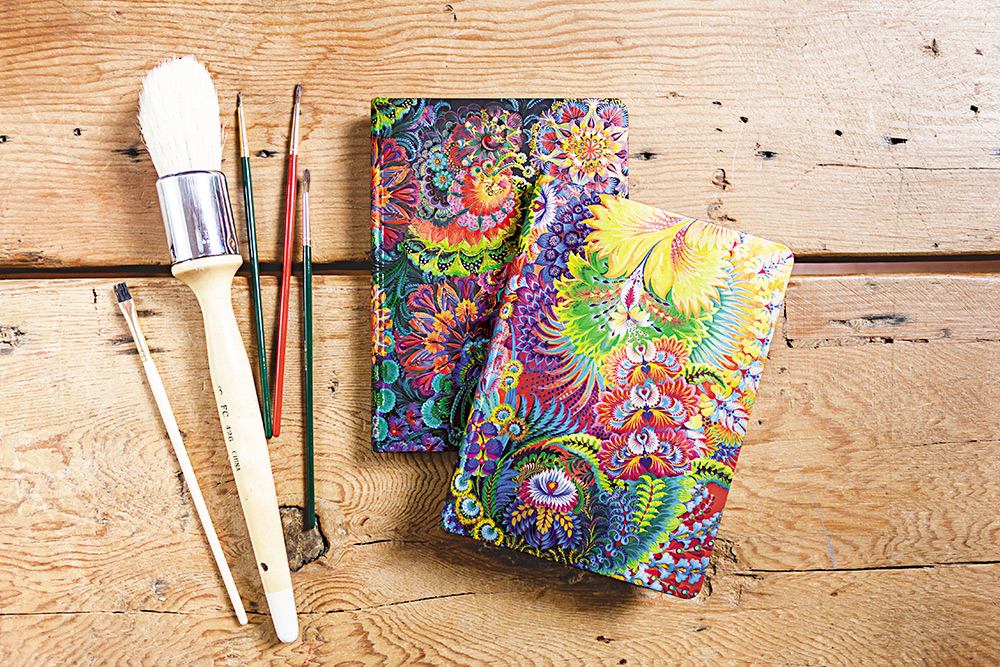 AGENDA PAPERBLANKS DSD5486 2025 LUZ DE LUNA / JARDINES DE OLENA / MINI / APAISADO