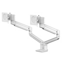 BRAZO MONITOR FELLOWES 8614701  DOBLE TALLO BLANCO