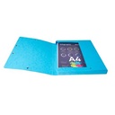 CARPETA PROYECTOS EXACOMPTA 50300E EXABOX CARTULINA LUSTRADA NATURE FUTURE A4+ GOMAS 2,5 cm SURTIDO