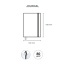 AGENDA MR33334 JOURNAL D/P-CAT LUXOR FLX.NEGRO25