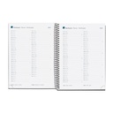 AGENDA MR34451 ESPIRAL PLUS S/V-CAT CALM OCEAN 25