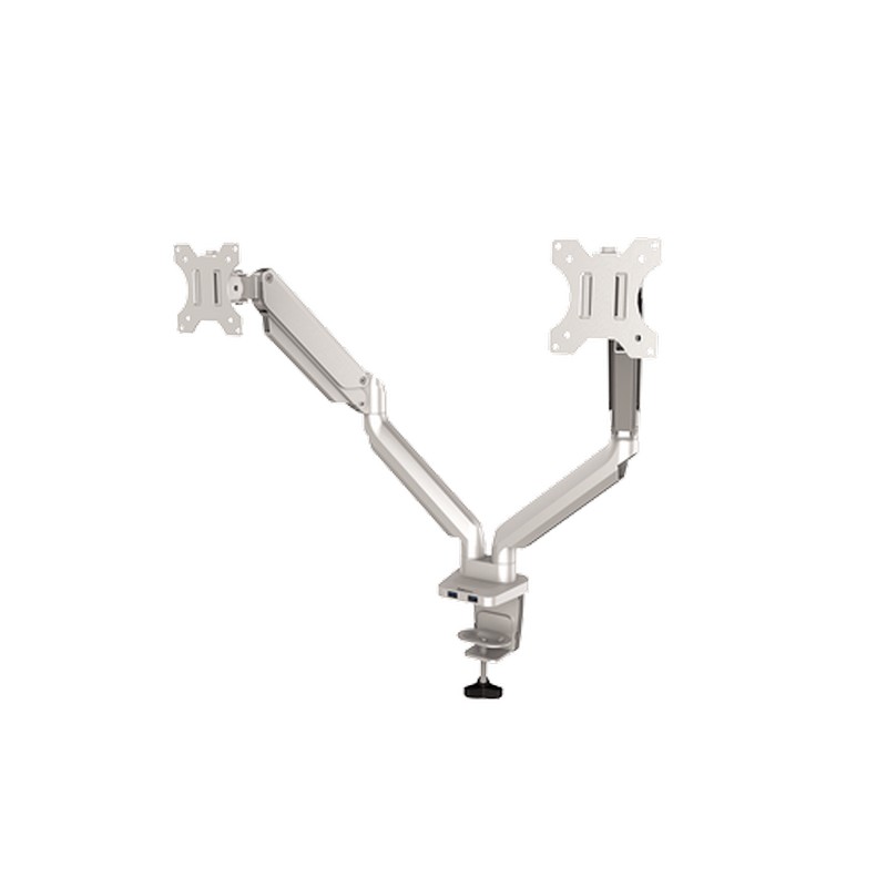 BRAZO FELLOWES 8056501 MONITOR DOBLE PLATINUM SERIE PLATA
