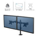 BRAZO FELLOWES 8502601 MONITOR DOBLE REFLEX SERIE TM NEGRO