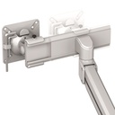 BRAZO FELLOWES 8613101 MONITOR DOBLE TALLO PLATA