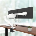 BRAZO FELLOWES 9909401  MONITOR DOBLE EPPA CON TRAVESAÑO BLANCO