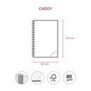 AGENDA MR39436 ESPIRALCADDY D/P-CAT PP CITY NEGRO 25