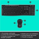 TECLADO LOGITECH 920-004513 MK270ES WIRELESS