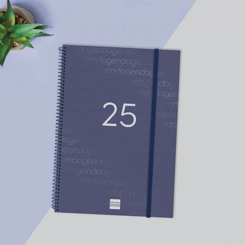 AGENDA FINOCAM 741511025 ESPIRAL YEAR E40 SVH 2025 AZUL CAT+