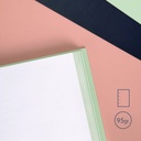 CUADERNO MILAN 57141E80BG TAPA DURA A4 CON ESPIRAL 80 H. BLANCAS DE 95 GR. COLECCION 430 SINCE 1918 BEIGE