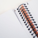 CUADERNO MILAN 57141E80BG TAPA DURA A4 CON ESPIRAL 80 H. BLANCAS DE 95 GR. COLECCION 430 SINCE 1918 BEIGE