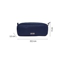PORTATODO MILAN 081148SNCB RECTANGULAR 2 CREMALLERAS 420 SINCE 1918 AZUL MARINO