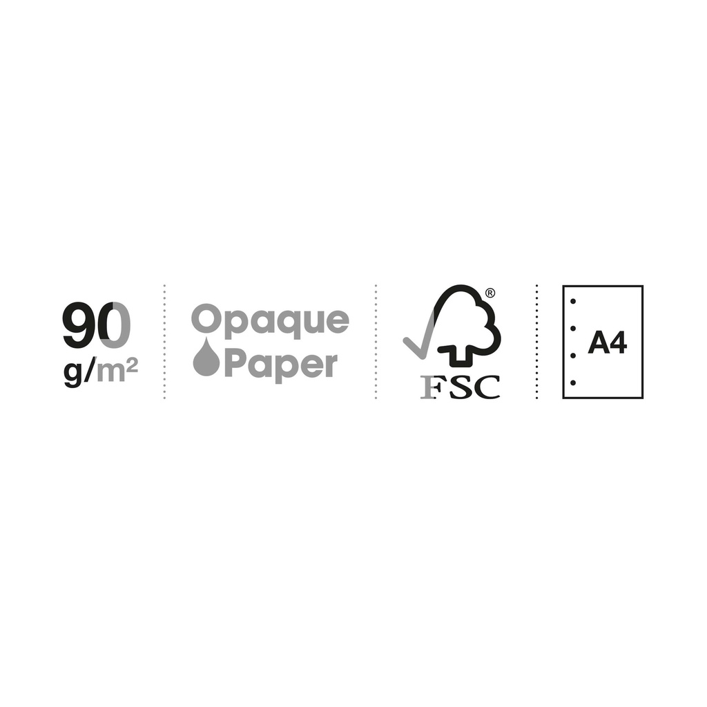 RECAMBIO MR9029 A4 CUADRICULA 100+50 5 COLORES SURTIDO PASTEL