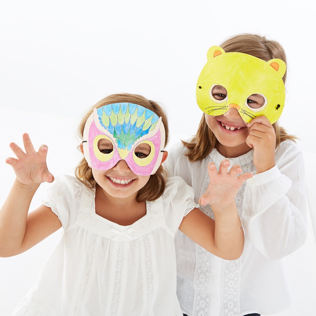 MASCARAS APLI 13684 ANIMALES CARTON 6 UNID.