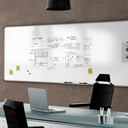 PIZARRA ROCADA 6504 VITRIFICADA BLANCA 120X90CM PERFIL ALUMINIO