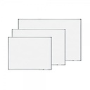 PIZARRA ROCADA 6312 MELAMINA BLANCA 240X120CM PERFIL ALUMINIO