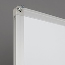 PIZARRA ROCADA 6855 DOBLE CARA VITRIFICADA BLANCA MARCO ALUMINIO 150X120CM