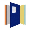 PIZARRA ROCADA 6250-512 SKINPIN 75X115CM AZUL TURQUESA