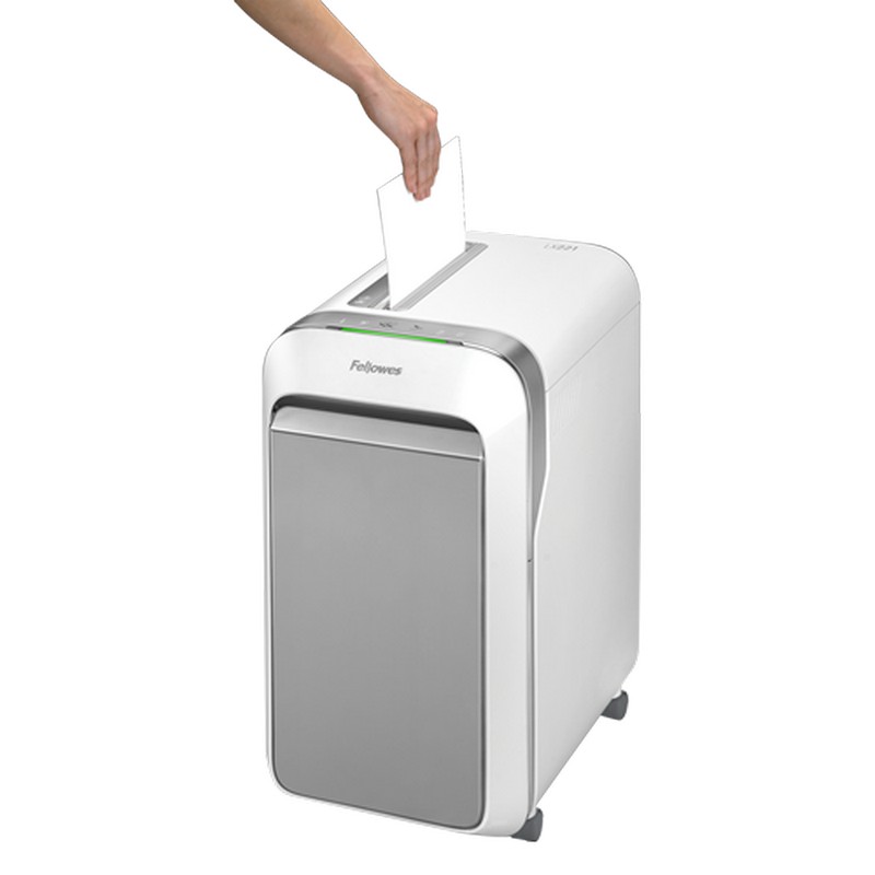 DESTRUCTORA FELLOWES 5050501 LX221 BLANCA (20h PARTIC.) Nv.seg.5- particula 2x12mm; ancho 200mm; dep.30L