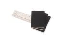 LIBRETAS MOLESKINE 0014001 QP311 CAHIER NEGRAS P RAYAS (SET DE 3)
