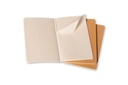 LIBRETAS MOLESKINE 0014104 QP416 CAHIER MARRÓN KRAFT L RAYAS (SET DE 3)
