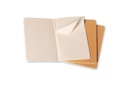 LIBRETAS MOLESKINE 0014106 QP418 CAHIER MARRON KRAFT L LISAS (SET DE 3)