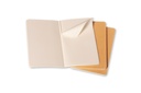 LIBRETAS MOLESKINE 0014006 QP413 CAHIER MARRON KRAFT P LISAS (SET DE 3)