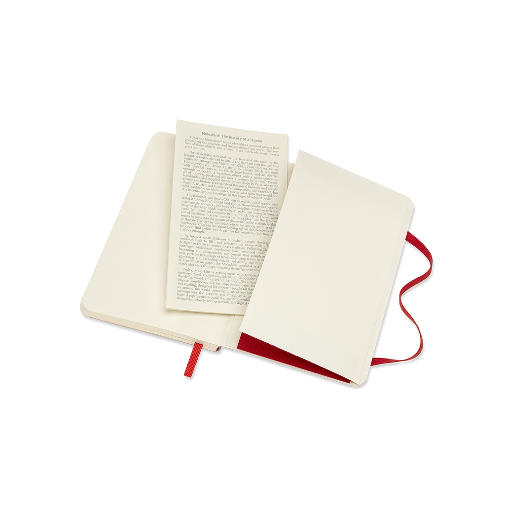 LIBRETA MOLESKINE 0012120 QP613F2 CLASICA TAPA BLANDA ROJO ESCARLATA P LISA