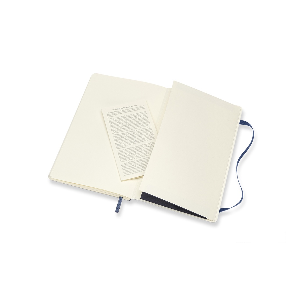 LIBRETA MOLESKINE 0012135 QP618B20 CLASICA TAPA BLANDA AZUL ZAFIRO L LISA