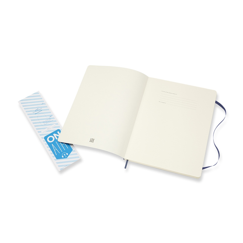 LIBRETA MOLESKINE 0012138 QP623B20 CLASICA TAPA BLANDA AZUL ZAFIRO XL LISA