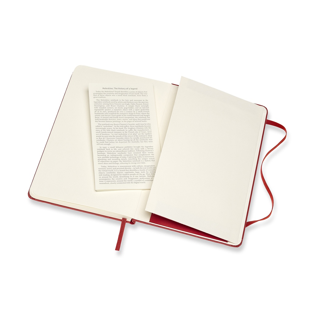 LIBRETA MOLESKINE 0012688 QP052F2 CLASICA TAPA DURA ROJA M LISA