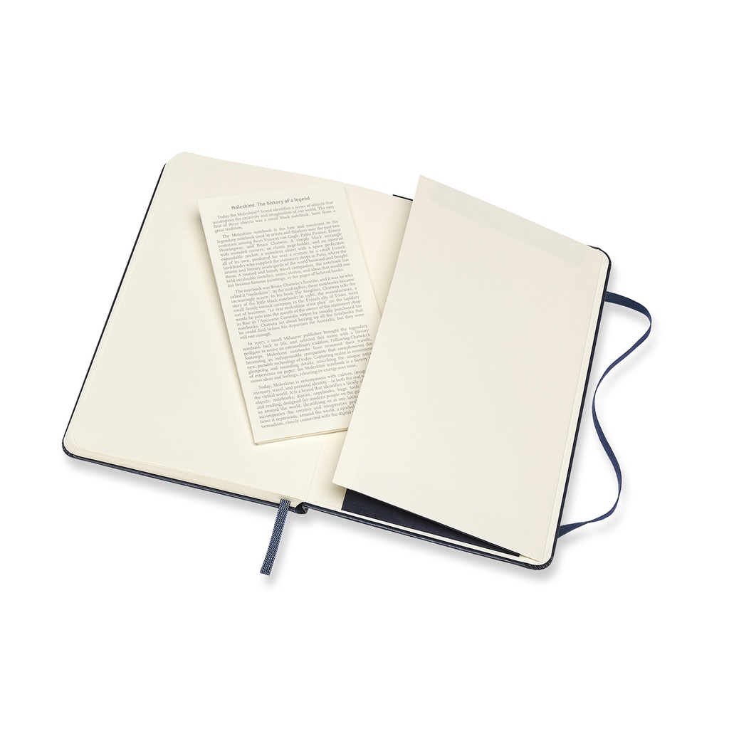 LIBRETA MOLESKINE 0012692 QP052B20 CLASICA TAPA DURA AZUL ZAFIRO M LISA