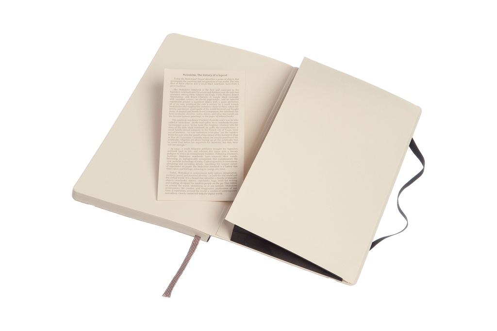 LIBRETA MOLESKINE 0011636 QP614 CLASICA TAPA BLANDA NEGRA POCKER 9X14 CM. PUNTEADA
