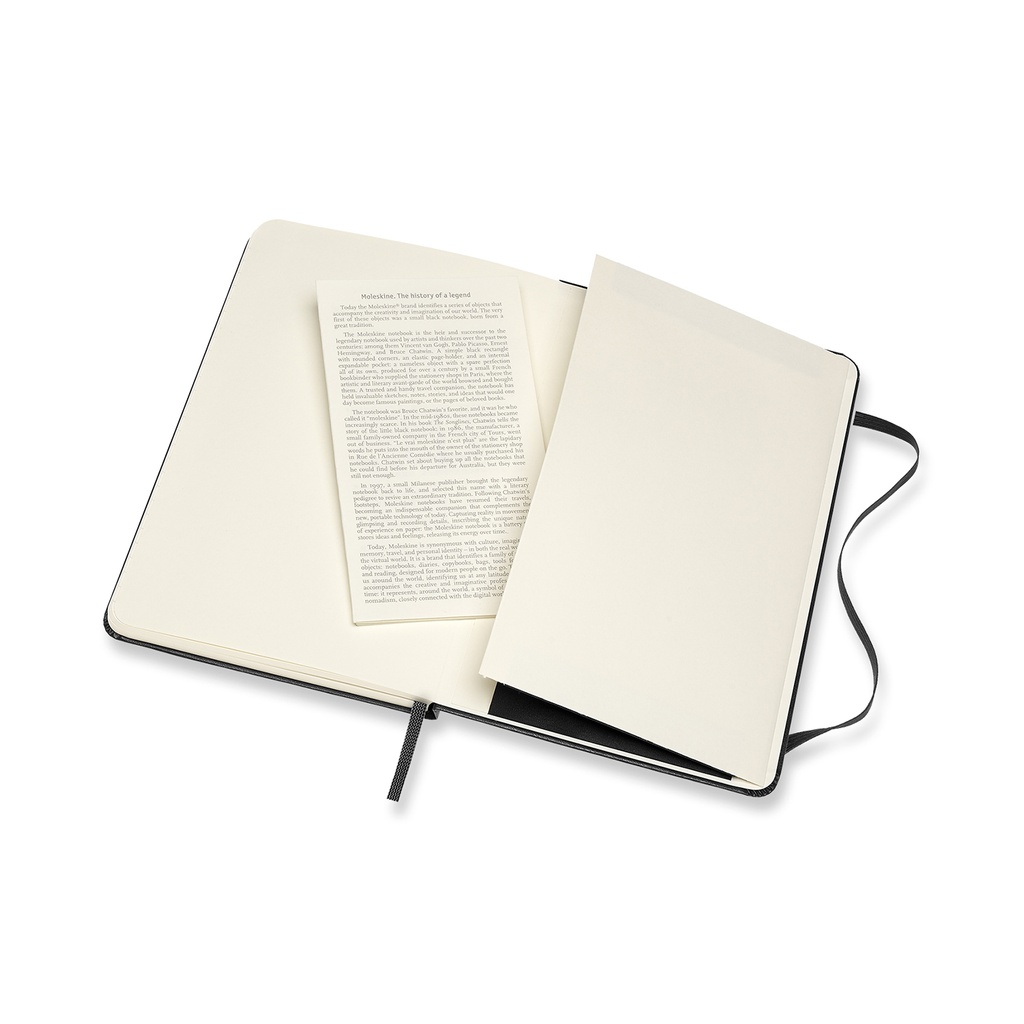 LIBRETA MOLESKINE 0012683 QP050 CLASICA TAPA DURA NEGRA M RAYAS